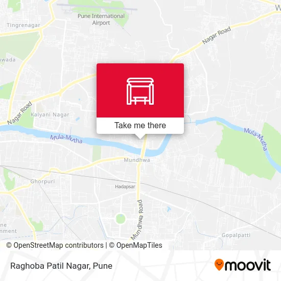 Raghoba Patil Nagar map