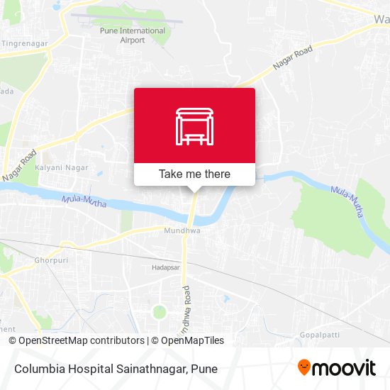 Columbia Hospital Sainathnagar map