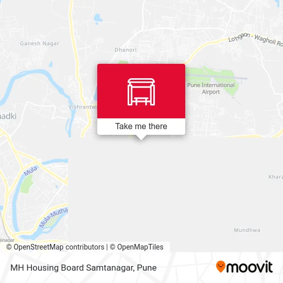 MH Housing Board Samtanagar map