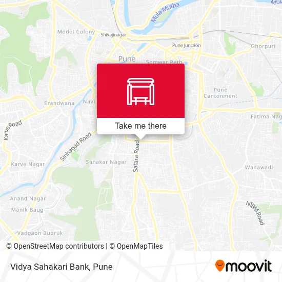 Vidya Sahakari Bank map