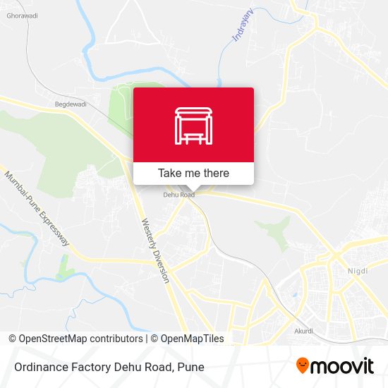 Ordinance Factory Dehu Road map