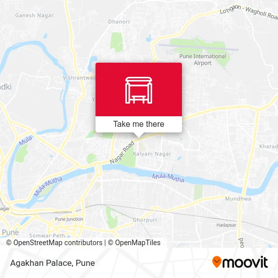 Agakhan Palace map