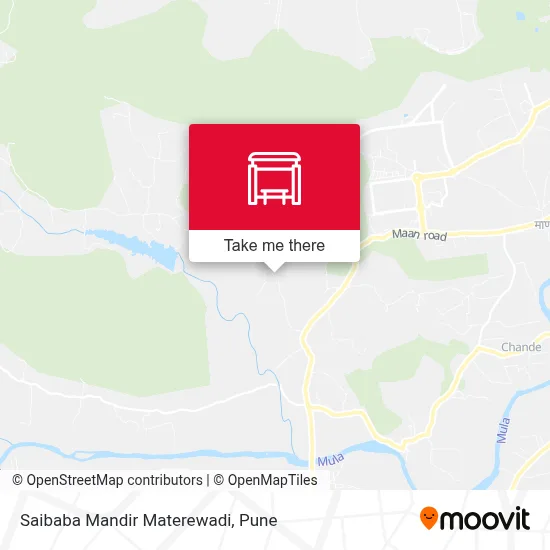 Saibaba Mandir Materewadi map