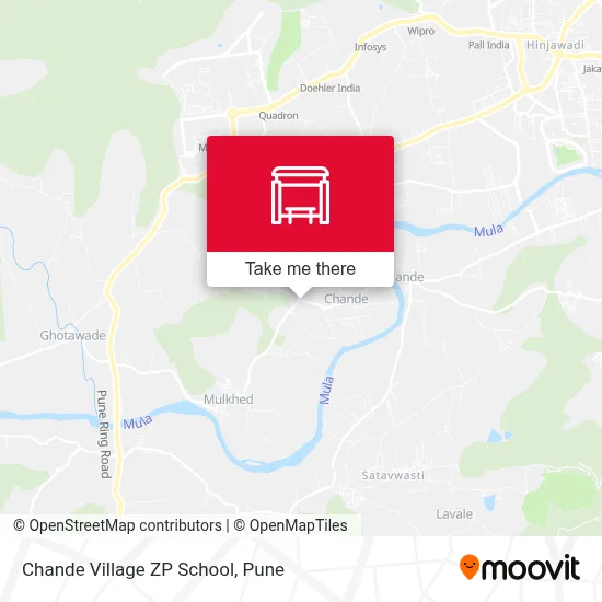 Chande Gaon ZP School map