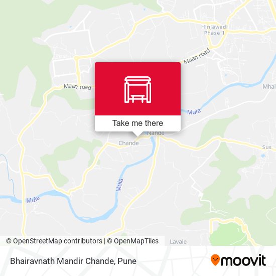 Bhairavnath Mandir Chande map