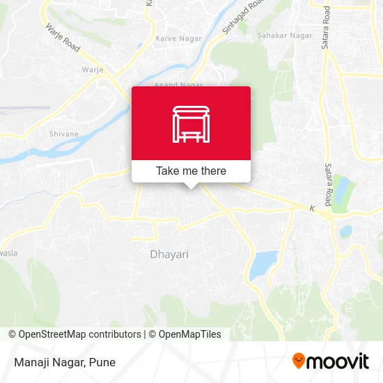 Manaji Nagar map