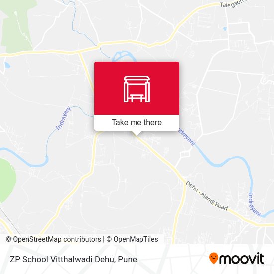ZP School Vitthalwadi Dehu map