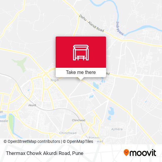 Thermax Chowk Akurdi Road map