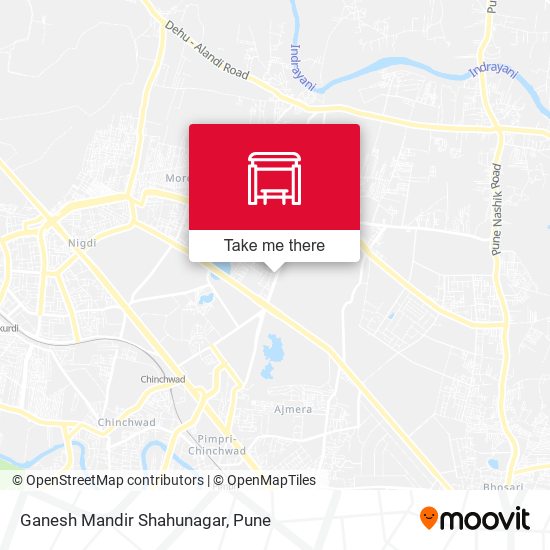 Ganesh Mandir Shahunagar map