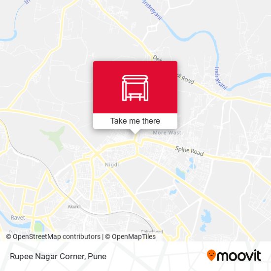 Rupee Nagar Corner map