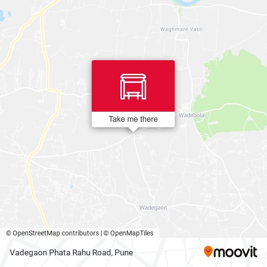 Vadegaon Phata Rahu Road map