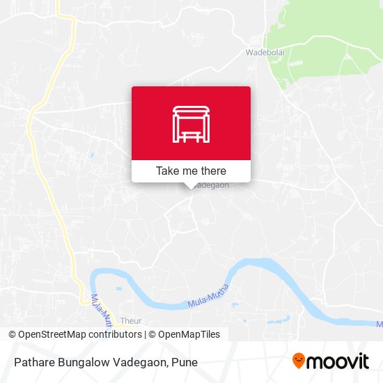 Pathare Bungalow Vadegaon map