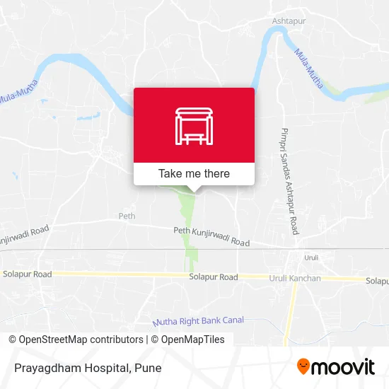 Prayagdham Hospital map