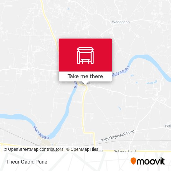 Theur Gaon map