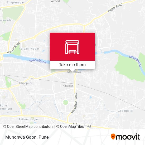 Mundhwa Gaon map