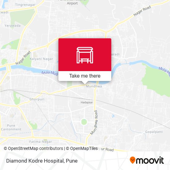 Diamond Kodre Hospital map