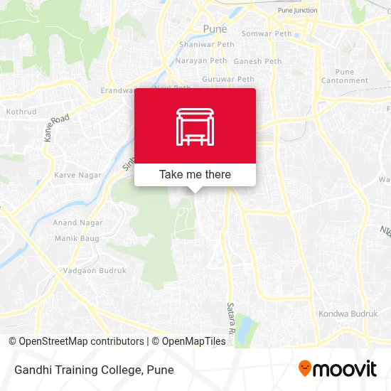 Gandhi Training College map
