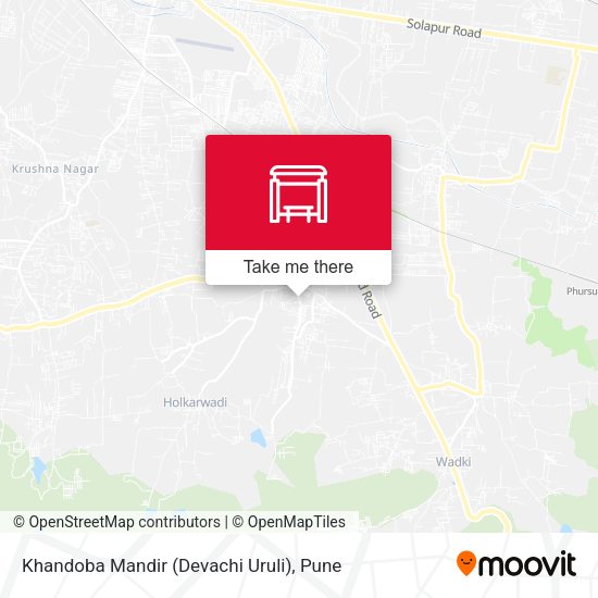 Khandoba Mandir (Devachi Uruli) map