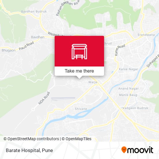 Barate Hospital map