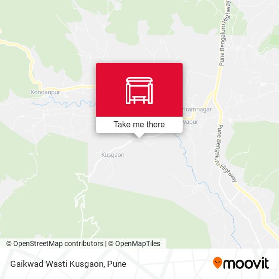 Gaikwad Wasti Kusgaon map