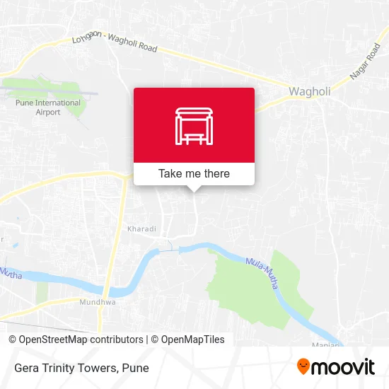 Gera Trinity Towers map