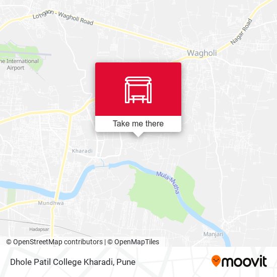 Dhole Patil College Kharadi map