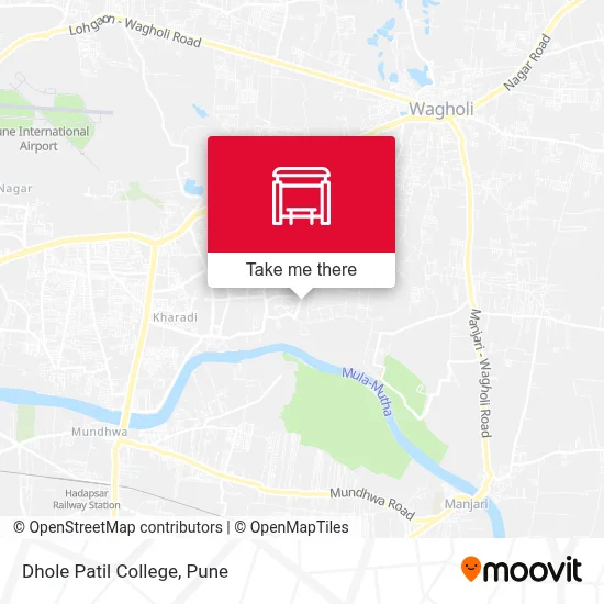 Dhole Patil College map