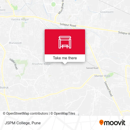 JSPM College map