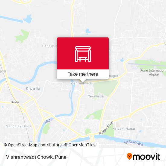 Vishrantwadi Chowk map