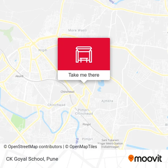 CK Goyal School map