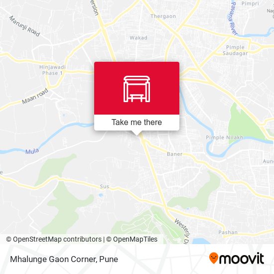 Mhalunge Gaon Corner map