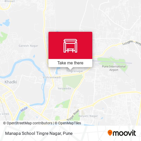 Manapa School Tingre Nagar map