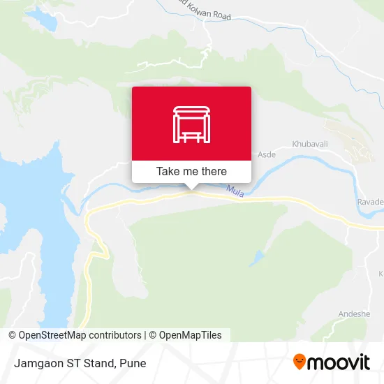 Jamgaon ST Stand map