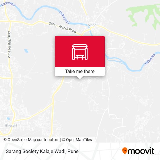 Sarang Society Kalaje Wadi map