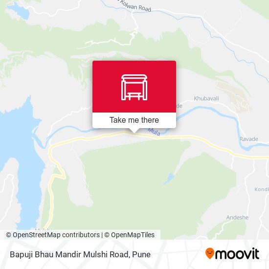 Bapuji Bhau Mandir Mulshi Road map