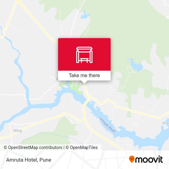 Amruta Hotel map