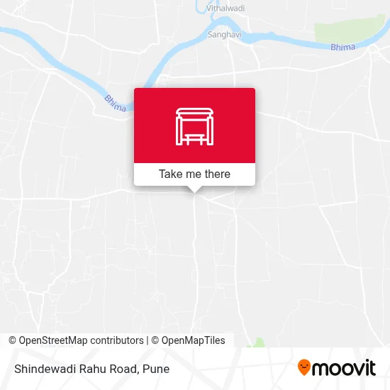 Shindewadi Rahu Road map
