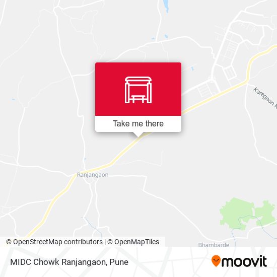 MIDC Chowk Ranjangaon map