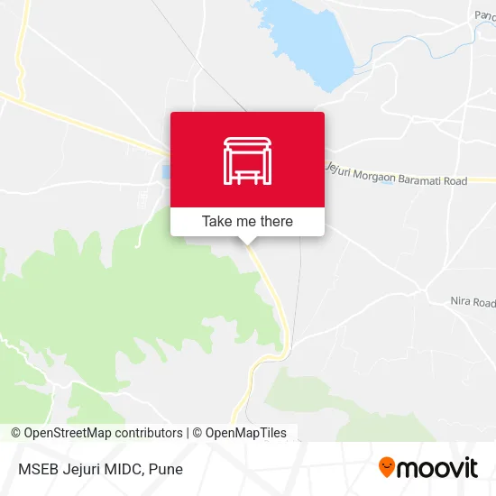 MSEB Jejuri MIDC map