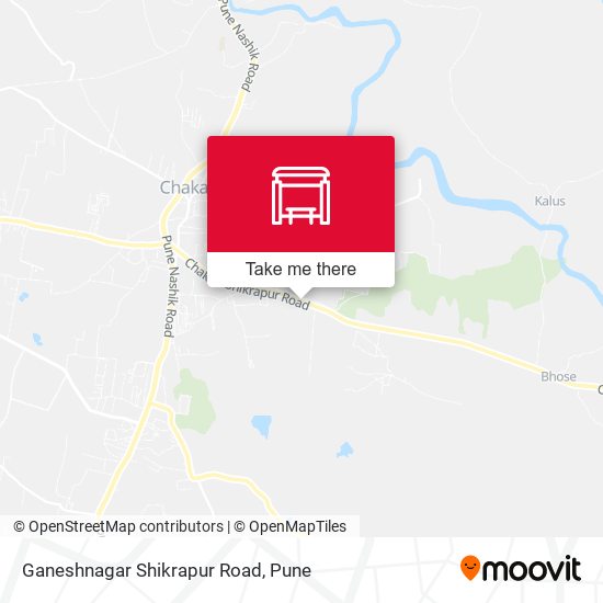 Ganeshnagar Shikrapur Road map