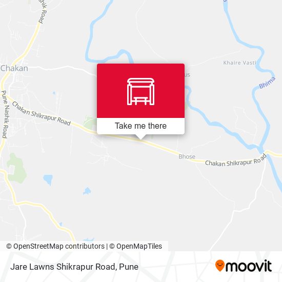 Jare Lawns Shikrapur Road map