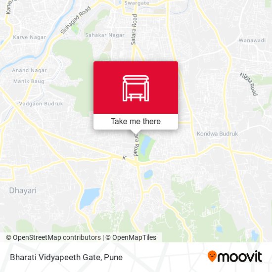 Bharati Vidyapeeth Gate map