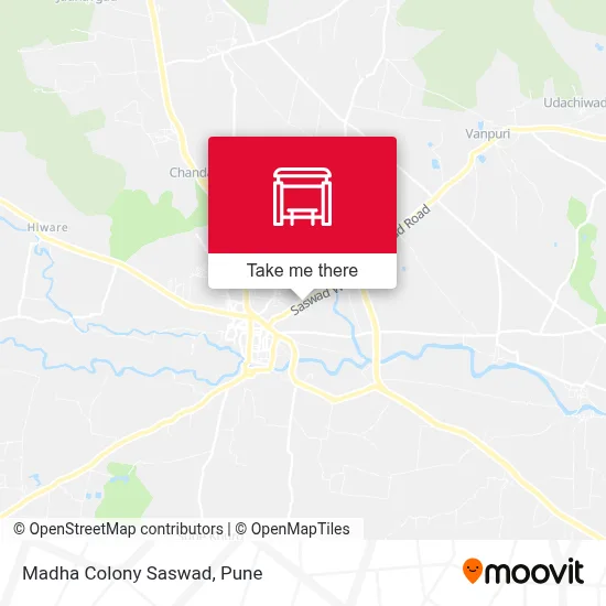 Madha Colony Saswad map