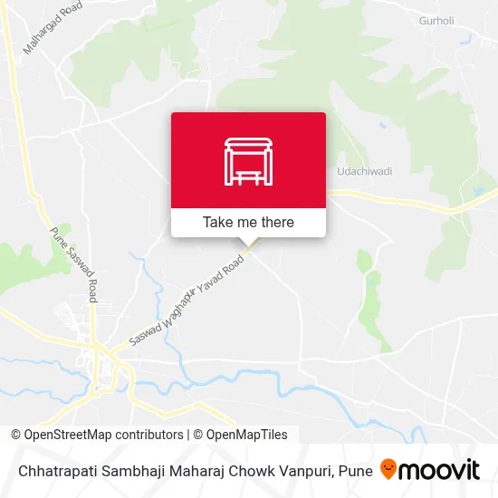 Chhatrapati Sambhaji Maharaj Chowk Vanpuri map