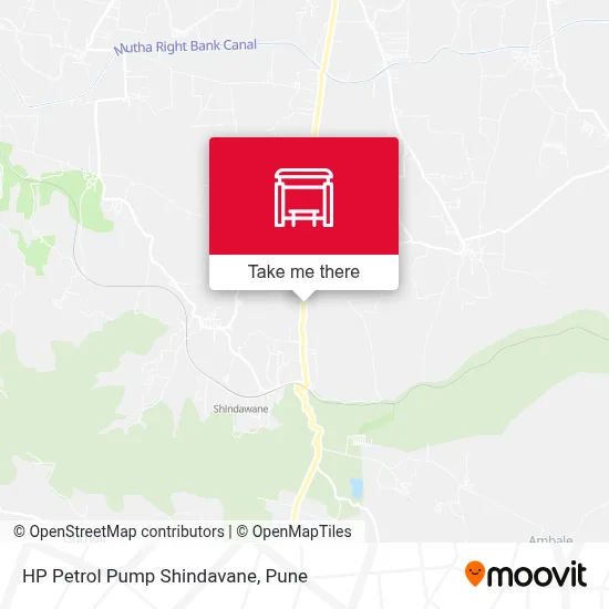 HP Petrol Pump Shindavane map
