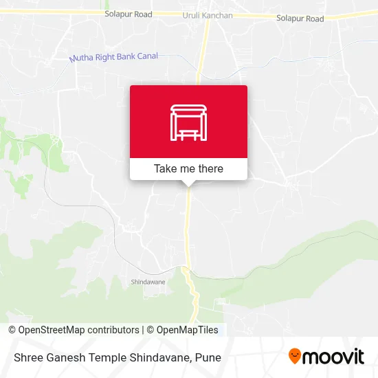 Shree Ganesh Mandir Shindavane map