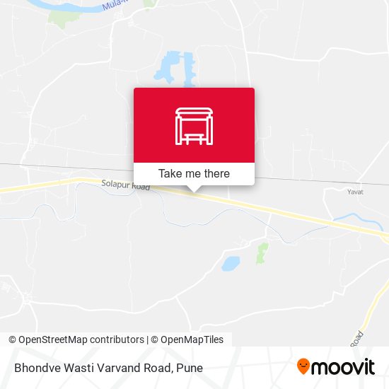 Bhondve Wasti Varvand Road map