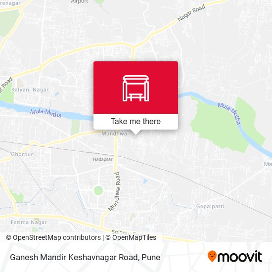 Ganesh Mandir Keshavnagar Road map