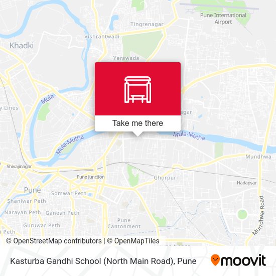 Kasturba Gandhi School (North Main Road) map