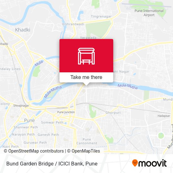 Bund Garden Bridge / ICICI Bank map
